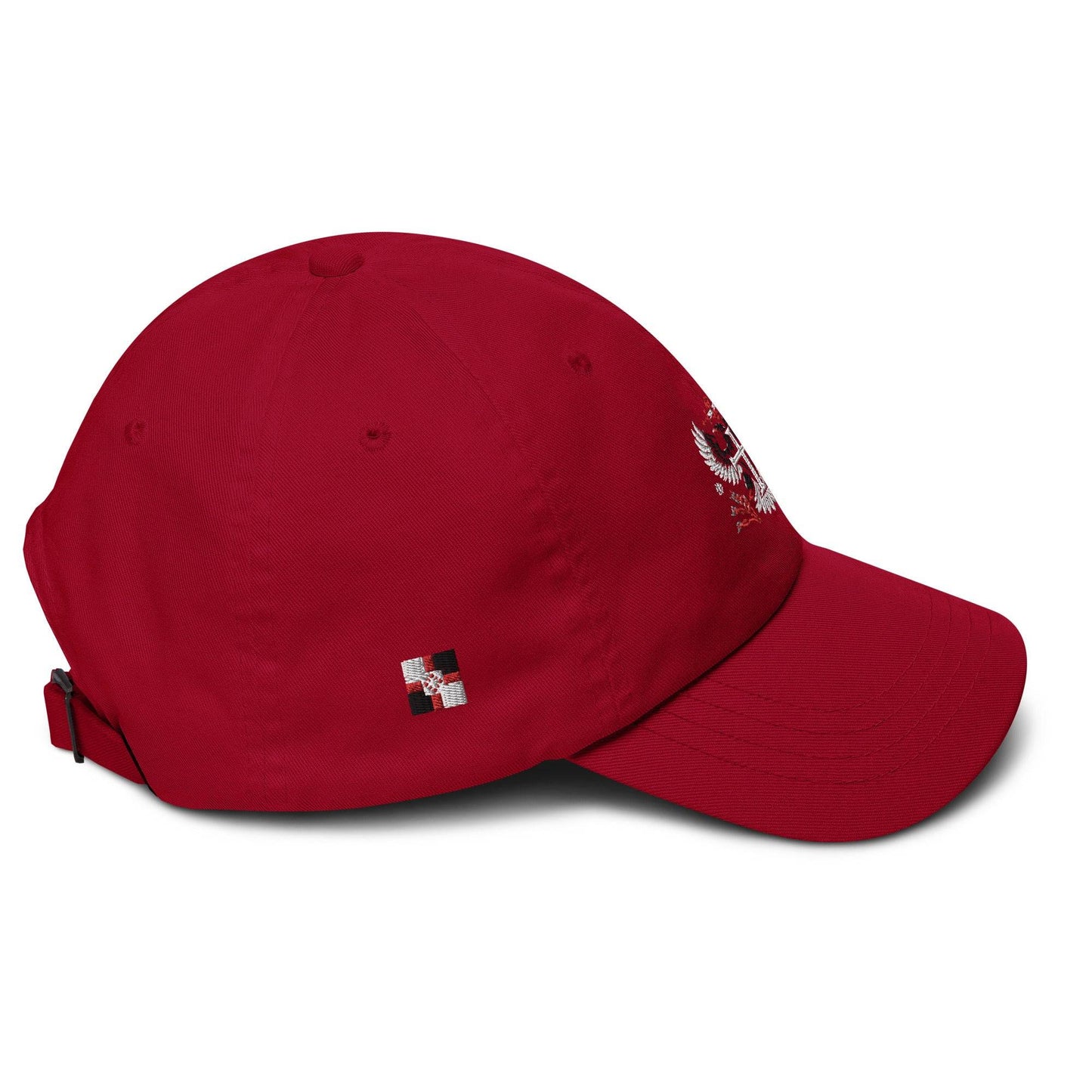 Red PRN hat side right 