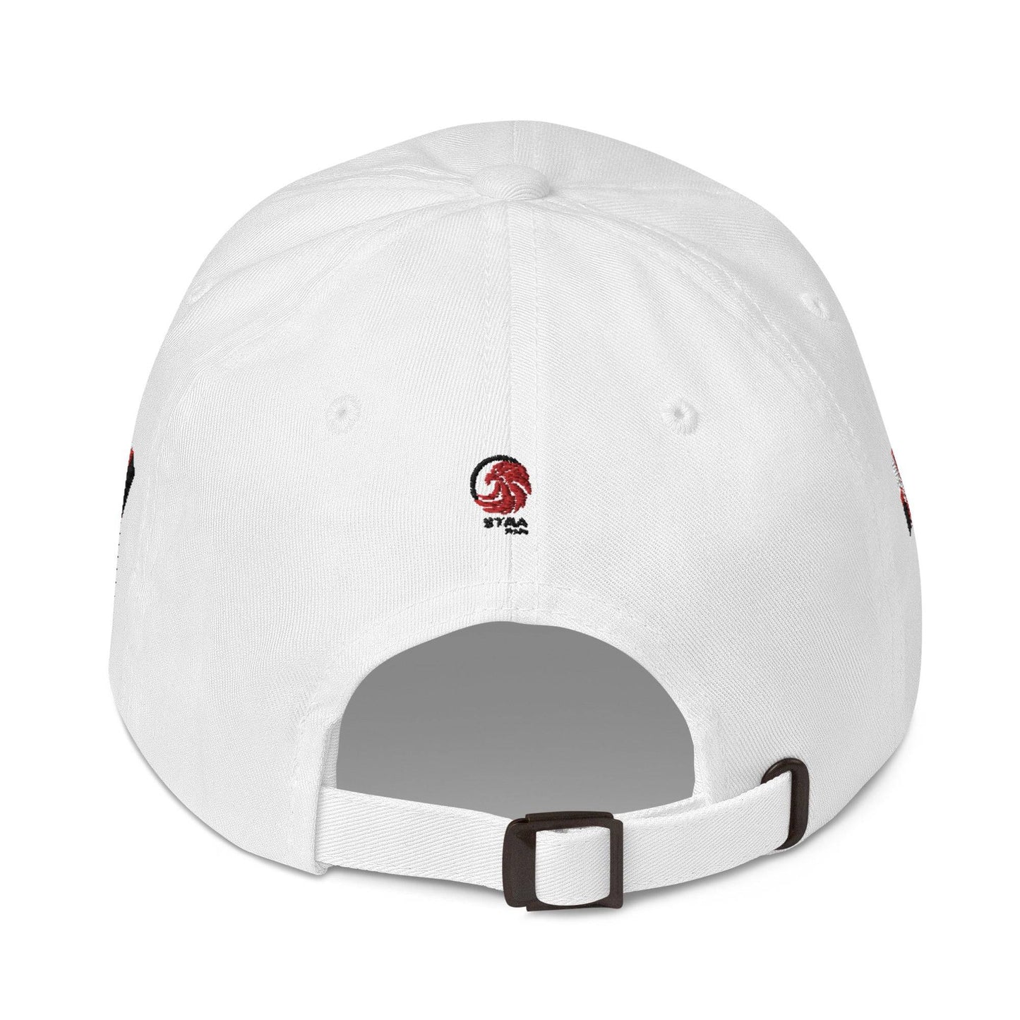 White PRN hat back