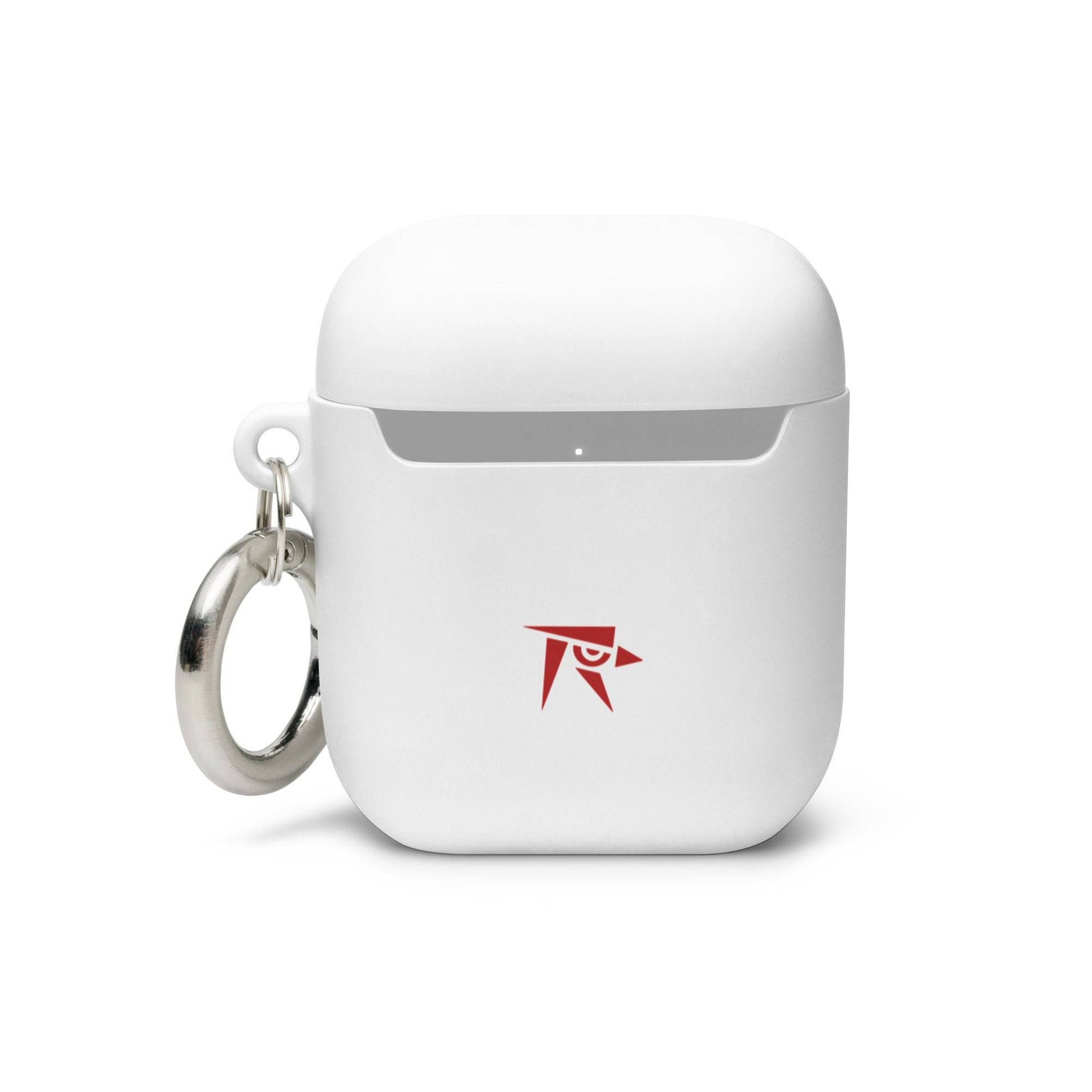 White AirPod rubber cover back