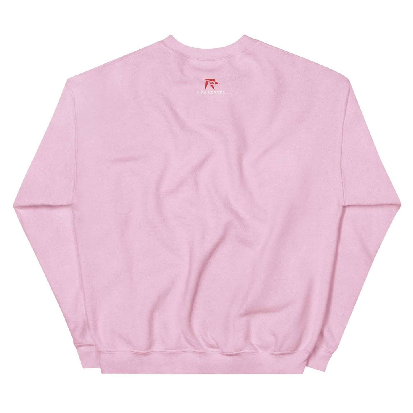 a pink sweatshirt with the letter f on it